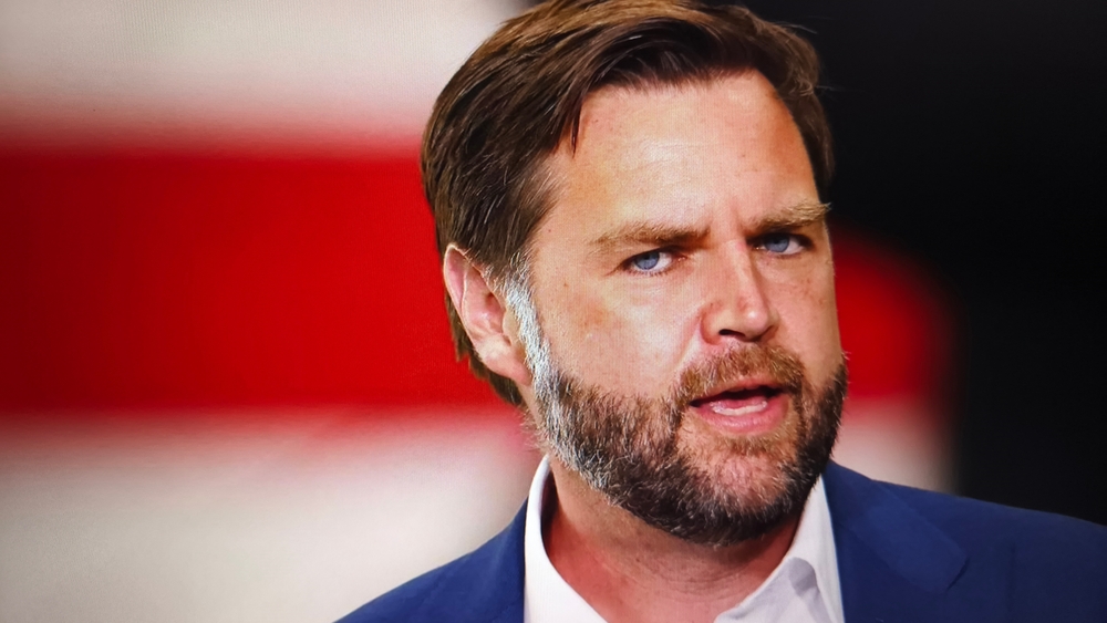 Republican Vice Presidential Candidate JD Vance Delivers Remarks In Philadelphia, United States, on 22 September 2025.