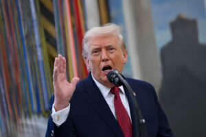 Trump Threatens Italy & Spain Troop Withdrawal — And the Backlash Is Growing President Donald Trump Speaks During Mexican Border Defense Medal Presentation in the Oval Office of the White House, Washington, DC on December 15, 2025
