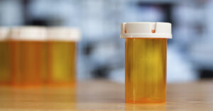 empty medication bottles