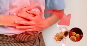 Recognizing Pancreatic Cancer Early: Subtle Symptoms That Matter pancreatic symptoms, woman clutching side of body represents conditions affecting the pancreas, such as pancreatitis or pancreatic cancer, which involve inflammation or growth in the pancreas located behind the stomach.