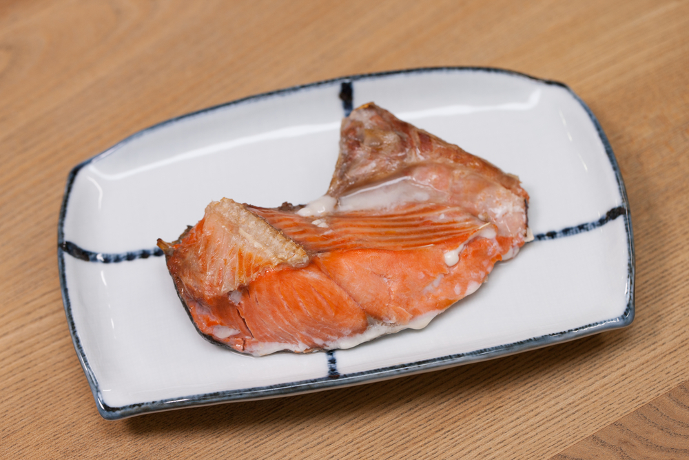 Roasted salted salmon