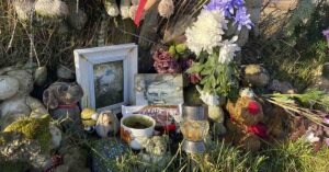 memorial dedicated to Keith Bennett, a twelve-year-old victim of the "Moors Murders" carried out by Ian Brady and Myra Hindley in the 1960s.