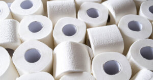 Toilet Paper May be a Source of Cancer-Linked PFAS. 6 Brands to Avoid various rolls of toilet paper filling the frame