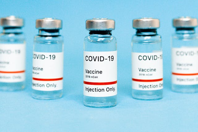 COVID vaccine vials