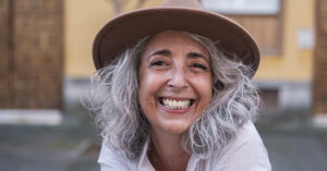 Smiling woman