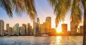 New Yorkers Fleeing To Florida and Texas Are Being Slapped With a 'Secret Tax' Miami Florida sklyline