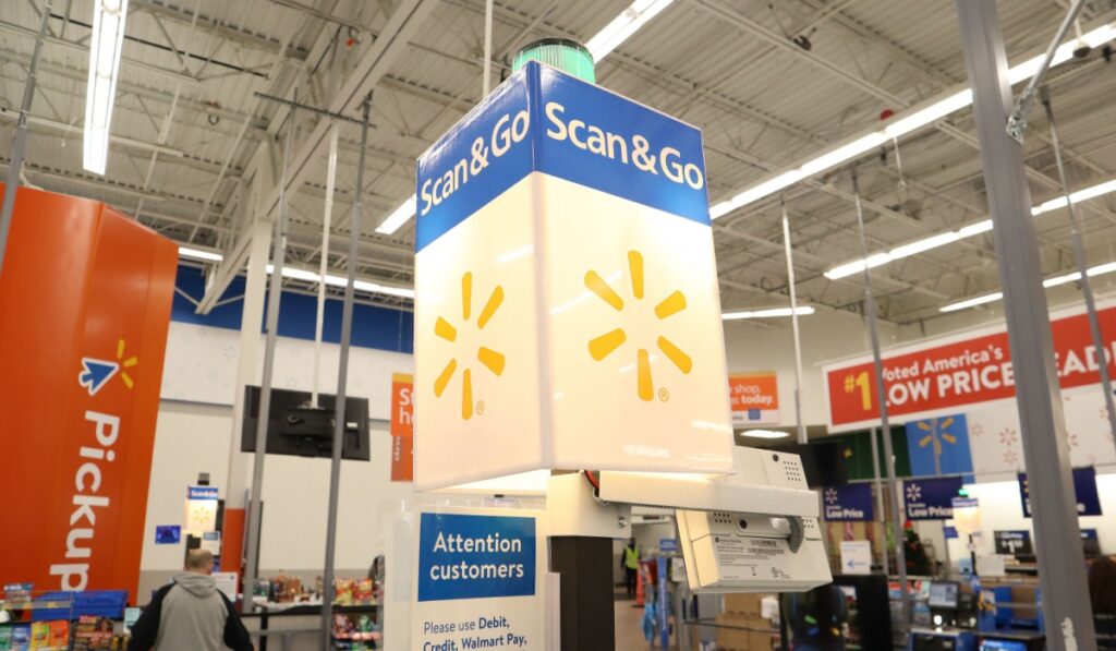Scan and Go Walmart self checkout 