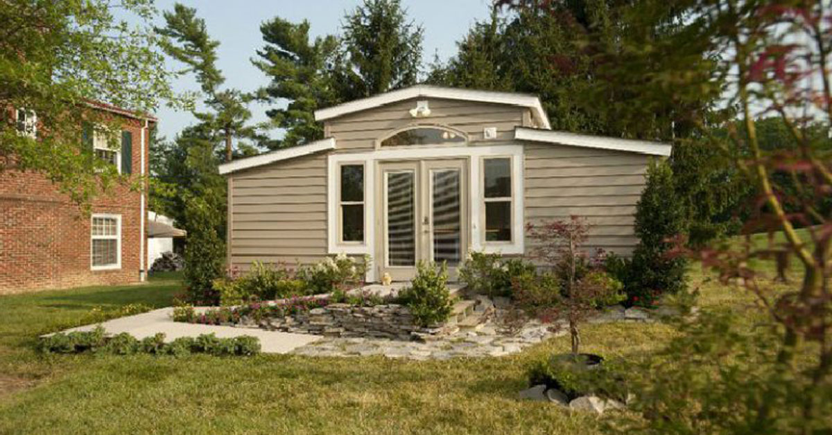 “Granny Pods” Now Allow Your Aging Parents to Live in Your Backyard