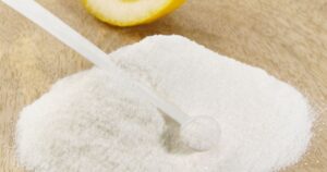 The "Natural" Preservatives in Your Food May Be Raising Your Blood Pressure Ascorbic Powder with small Spoon