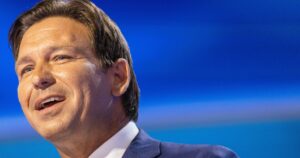 Florida Governor Ron DeSantis at the Republican National Convention