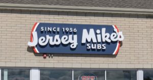 Jersey Mike's Just Dethroned Chick-fil-A as America's Top Fast Food Chain Crown Point - June 27, 2024: Jersey Mike's Subs restaurant. Jersey Mike's Subs is a submarine sandwich chain headquartered in New Jersey.