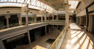 Dead Malls Are Being Reborn for a Troubling New Purpose Baltimore, Maryland - November 14 2014: Abandoned Shopping Mall In Owings Mills Maryland Vacant Retail Center Closed And Empty