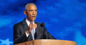 Obama Says Trump "Knows Better" Than to Talk That Way to His Face Chicago, Illinois USA - 08-20-2024: Democratic National Convention Chicago, United Center DNC 2024 - Day 2