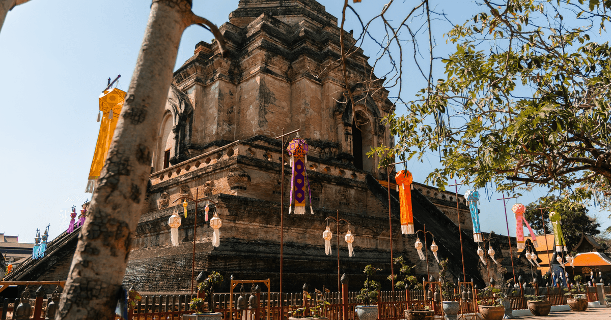 Discover the historical beauty of Wat Chedi Luang, a prominent temple in Chiang Mai, Thailand.