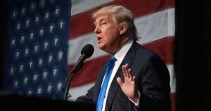Trump's Announcement That He Plans to Be 'the Next President' Sparks Outrage SIOUX CITY, IOWA, USA - NOVEMBER 6, 2016 Republican presidential candidate Donald Trump speaking to his supporters at the “Make America Great Again” rally in the Sioux City Iowa convention center